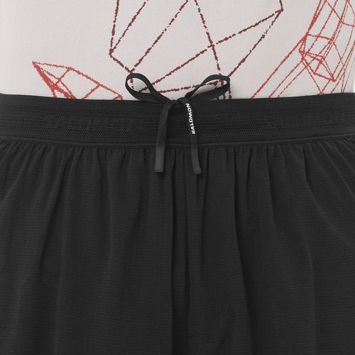 Мъжки шорти за бягане Salomon Sense Aero Stow 5“ deep black