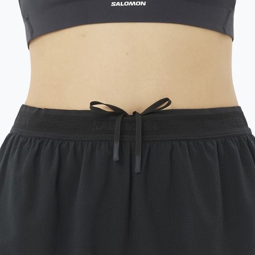 Дамски шорти за бягане Salomon Sense SPLT 3“ deep black