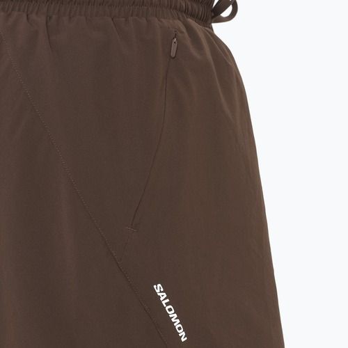 Мъжки шорти за бягане Salomon SHAKEout Core 5“ coffee bean