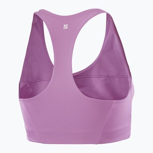 Спортен сутиен Salomon SHAKEout Core iris orchid