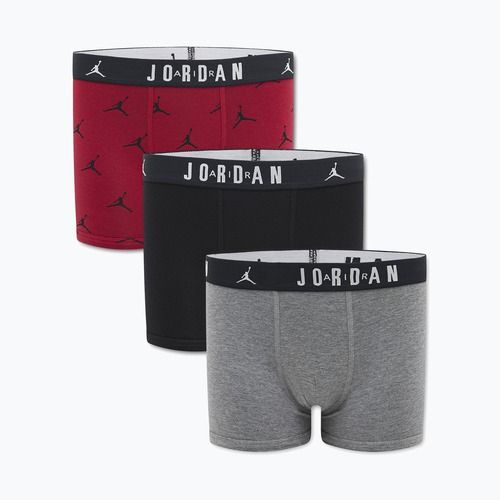 Детски боксерки Jordan JHB Flight Cotton Essential 3 pairs gym red