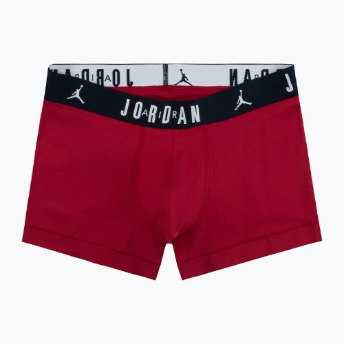 Mъжки боксерки Nike Jordan JHM Flight Cotton Trunk 3 чифта gym red/black