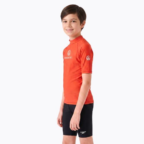 Детска тениска AQUASTIC Rimos UV 50+ UPF orange