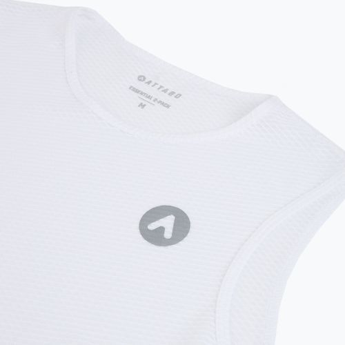 Мъжка фланелка за колоездене ATTABO Essential 2 pcs. white