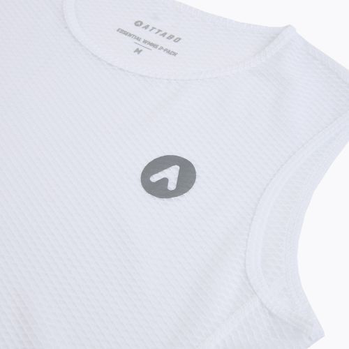 Дамска фланелка за колоездене ATTABO Essential WMNS 2 pcs. white