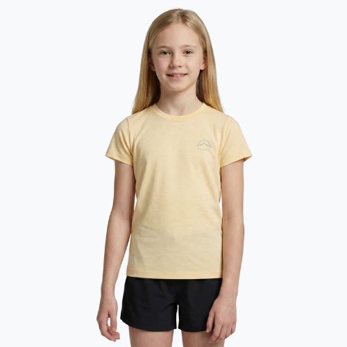 Детска трекинг тениска KADVA Merivra merino peach