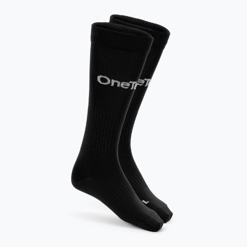 Детски футболни чорапи OneTeam Precision football socks комплект 2-pack черен