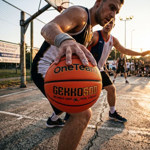 Баскетболна топка OneTeam GEKKO 7 orange