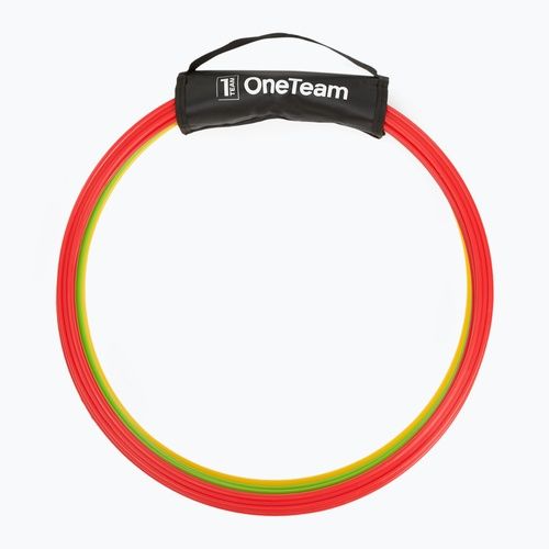Obręcze treningowe OneTeam TRFT05 wielokolorowe 12 sztuk