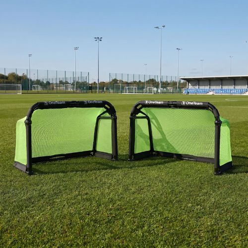 Футболна врата OneTeam Swiftgoal 120 x 70 cm black/green