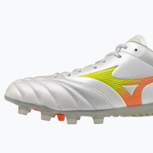 Футболни обувки Mizuno Monarcida Neo III Elite FG white/evening primrose/lava orange