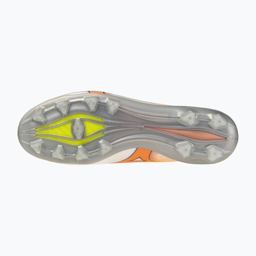 Футболни обувки Mizuno Alpha III Japan FG white/lava orange/evening primrose