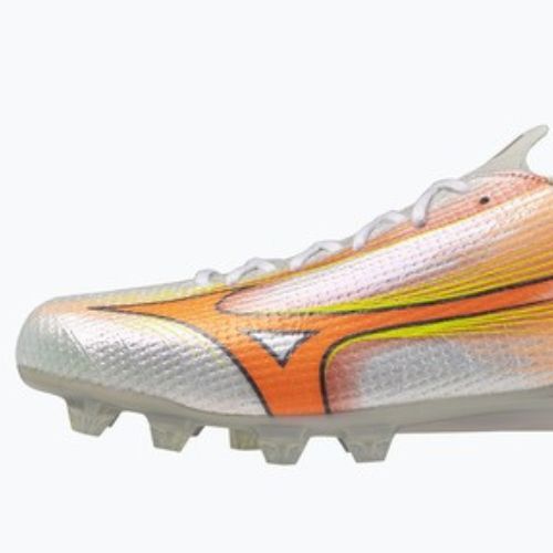Футболни обувки Mizuno Alpha III Japan FG white/lava orange/evening primrose