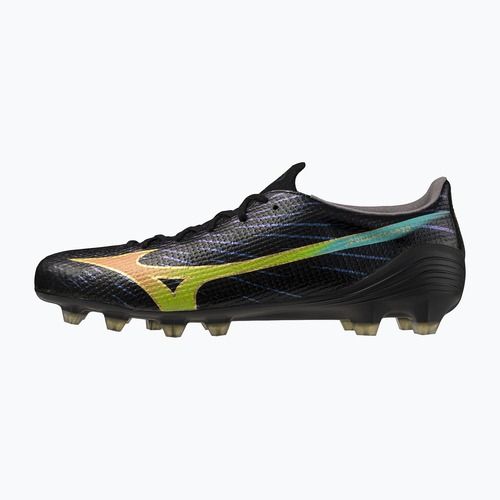 Футболни обувки Mizuno Alpha III Japan FG black/lava orange/evening primrose