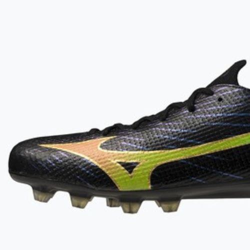 Футболни обувки Mizuno Alpha III Japan FG black/lava orange/evening primrose