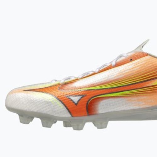 Футболни обувки Mizuno Alfa III Pro FG white/lava orange/eving primrose