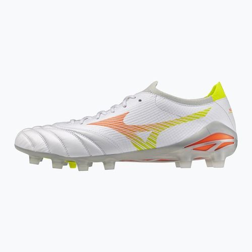 Футболни обувки Mizuno Morelia Neo V β Pro FG white/lava orange/eventh primrose