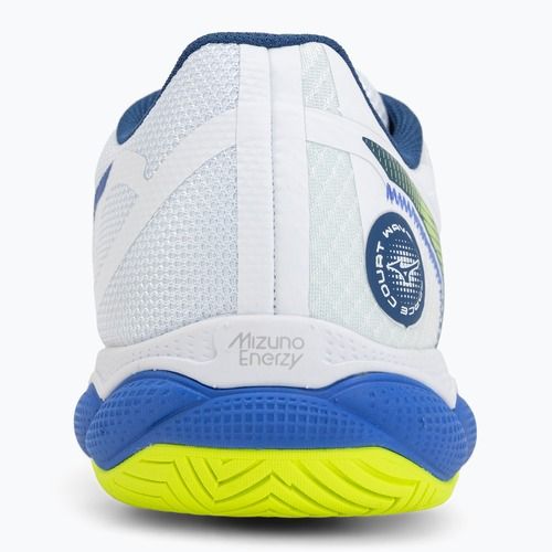 Мъжки тенис обувки Mizuno Wave Enforce Court AC white/dazzling blue/ lightning
