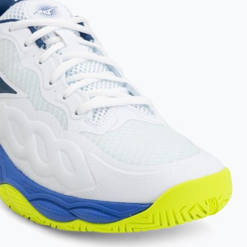 Мъжки тенис обувки Mizuno Wave Enforce Court AC white/dazzling blue/ lightning