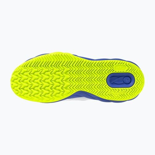 Мъжки тенис обувки Mizuno Wave Enforce Court CC white/dazzling blue/ lightning