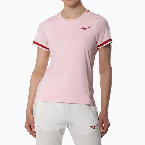 Дамска фланелка за тенис Mizuno Stargazer Tee pinkesque