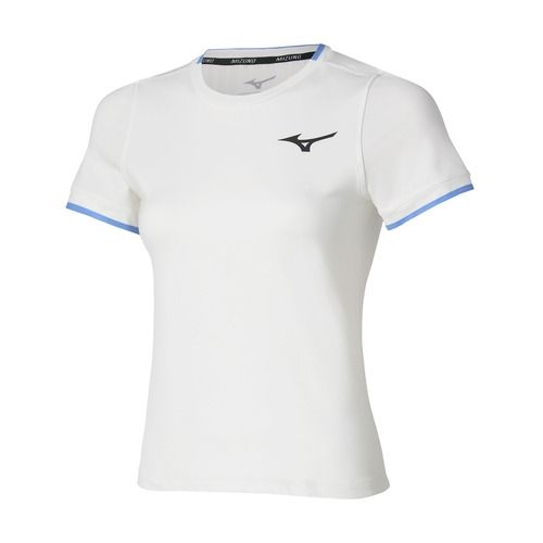 Дамска фланелка за тенис Mizuno Stargazer Tee white