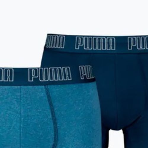 Мъжки боксерки PUMA Everyday Trunk 2 чифта light blue melange