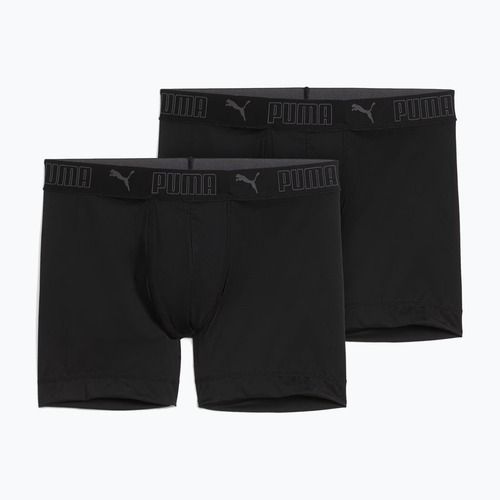 Мъжки боксерки PUMA Sport Microfiber 2 чифта black