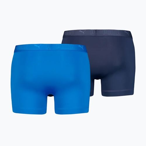 Мъжки боксерки PUMA Sport Microfiber 2 чифта blue combo