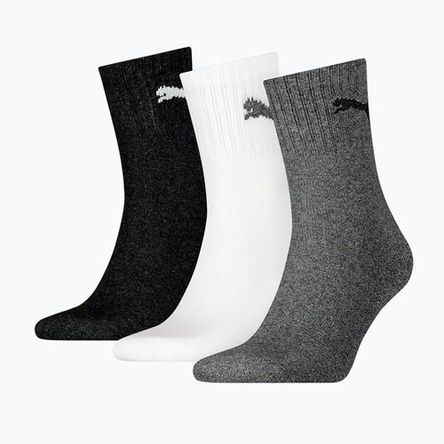 Чорапи PUMA Short Crew 3 чифта grey/white/black