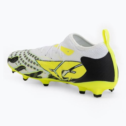 Детски футболни обувки PUMA Future 9 Match Creativity Fg/Ag Jr yellow alert/mint jelly/puma white/puma black