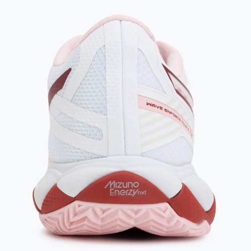 Дамски тенис обувки Mizuno Wave Enforce Tour 2 CC white/pinkesque/barbados/cherr