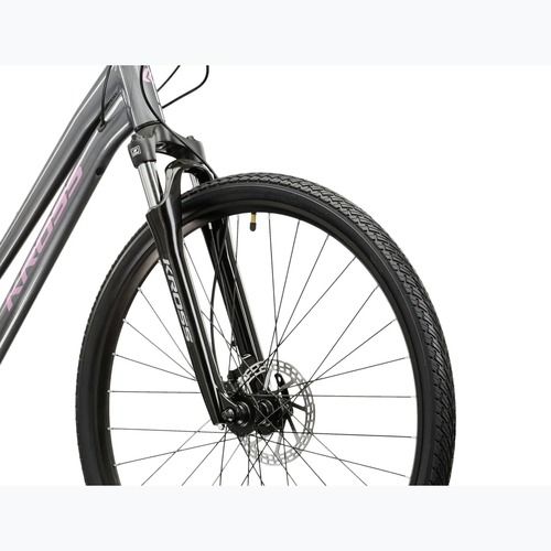 Дамски велосипед за кросфит KROSS Evado 4.0 W grey/pink/gloss