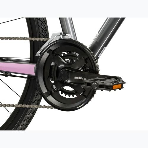 Дамски велосипед за кросфит KROSS Evado 4.0 W grey/pink/gloss
