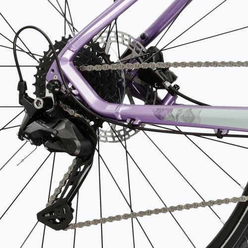 Дамски велосипед за кросфит KROSS Evado 5.0 purple/black/gloss