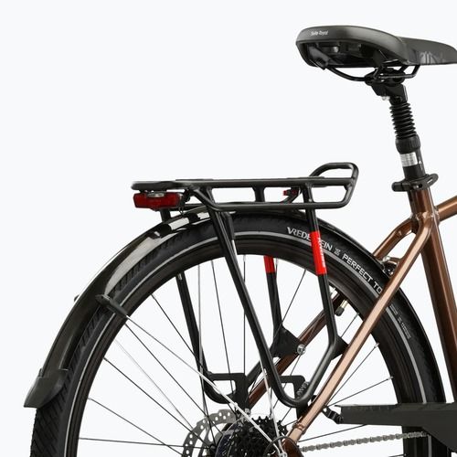 Трекинг велосипед KROSS Trans 5.0 brown/silver/shiny