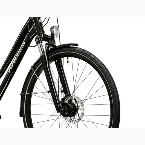 Дамски трекинг велосипед KROSS Trans 4.0 W black/silver/shiny