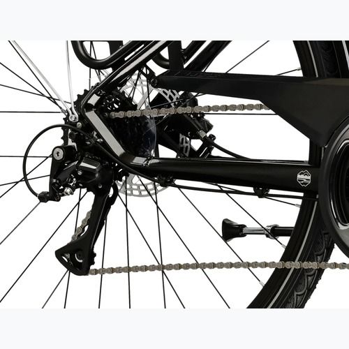 Дамски трекинг велосипед KROSS Trans 4.0 W black/silver/shiny