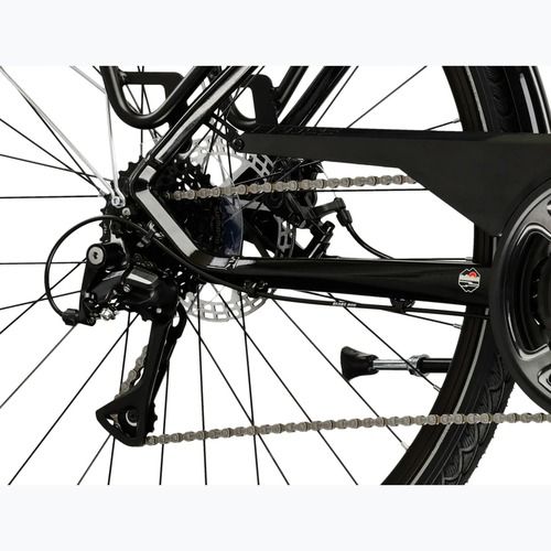 Трекинг велосипед KROSS Trans 3.0 black/grey/glossy