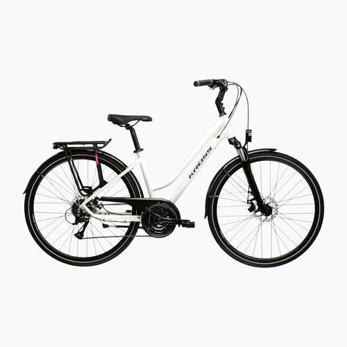 Дамски трекинг велосипед KROSS Trans 3.0 pearl/black/gloss