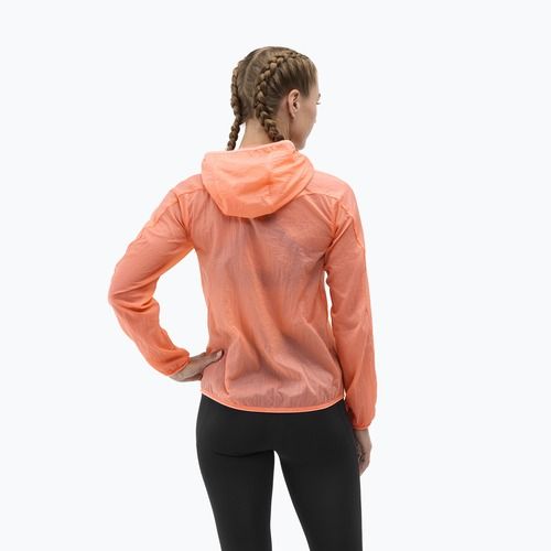 Дамско яке за бягане HOKA Skyflow neon cantaloupe