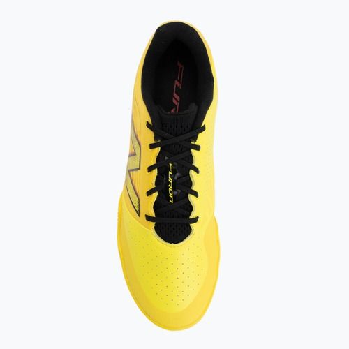 Футболни обувки New Balance Furon Pro V8 IN punch yellow/black 100/fire cracker