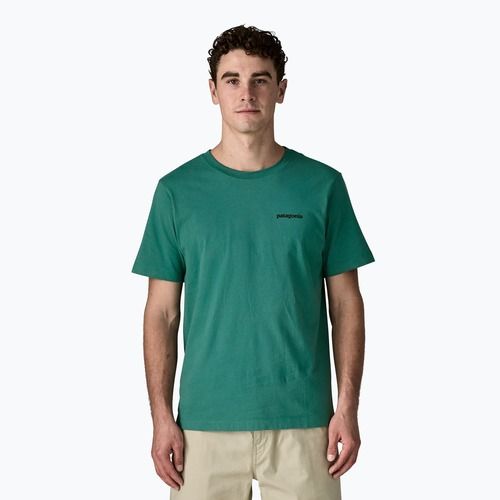 Мъжка тениска Patagonia P-6 Logo gem green