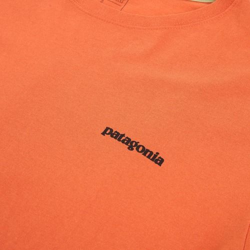 Мъжка тениска Patagonia P-6 Logo coal orange