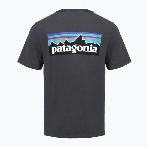 Мъжка тениска Patagonia P-6 Logo ink black