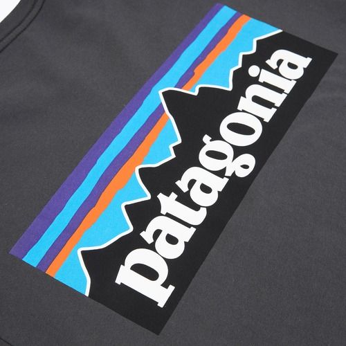Мъжка тениска Patagonia P-6 Logo ink black