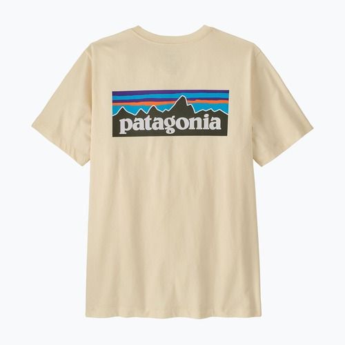 Мъжка тениска Patagonia P-6 Logo undyed natural