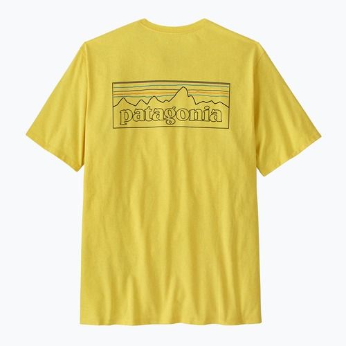 Мъжка тениска Patagonia P-6 Logo Responsibili-Tee p-6 outline/lemon zest