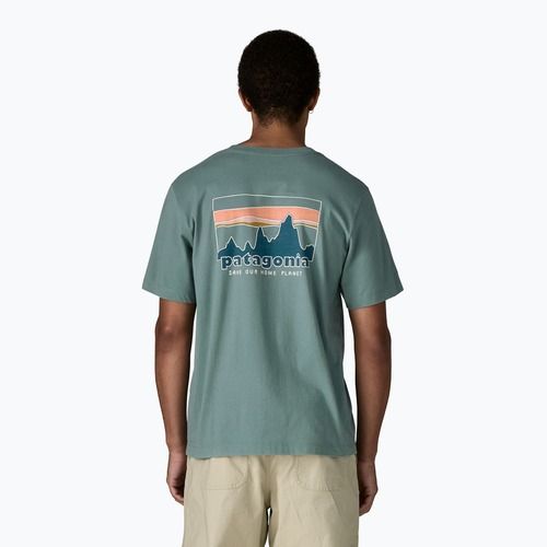 Мъжка тениска Patagonia '73 Skyline blue sage