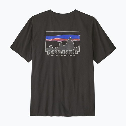 Мъжка тениска Patagonia '73 Skyline ink black